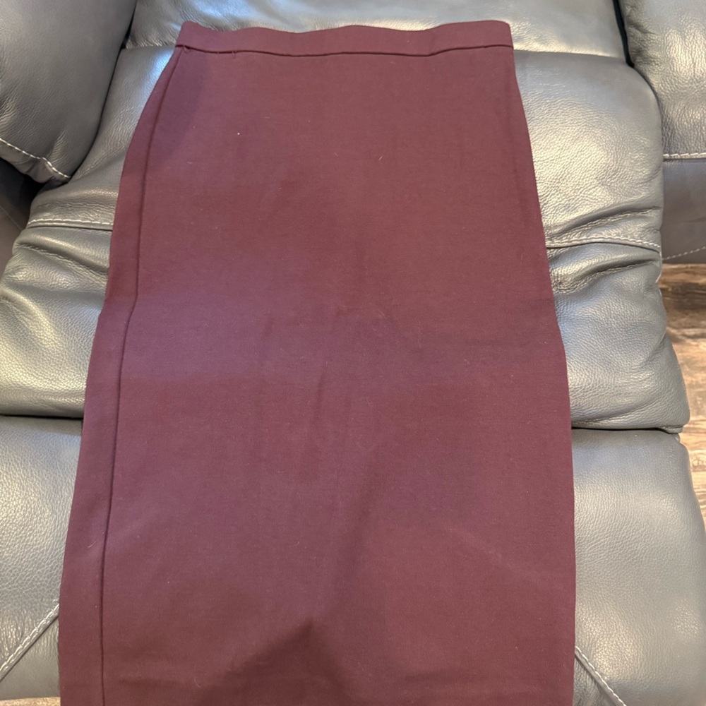 Theory maroon Pencil Skirt